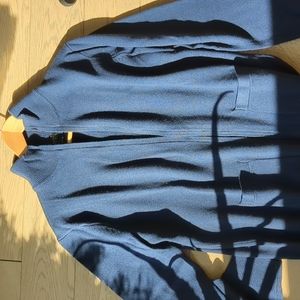 JCrew full zip up sweater. 100% merino wool.